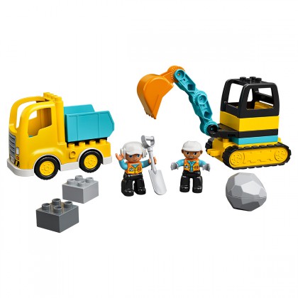 LEGO 乐高 Duplo得宝系列 10931 翻斗车和挖掘车套装 109元