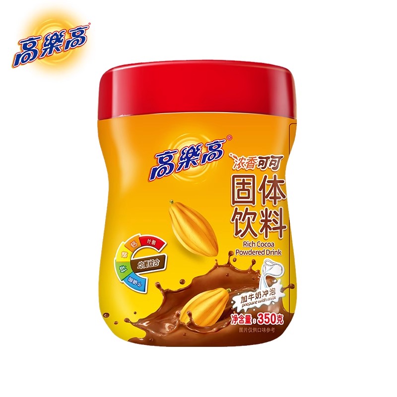 高乐高可可粉固体饮料coco巧克力营养早餐速溶冲饮品奶茶烘焙350g 28.9元