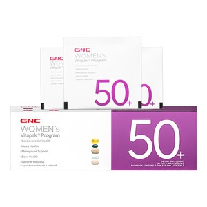 【自营】GNC健安喜每日营养包更年期调理多种维生素女性50岁综合
