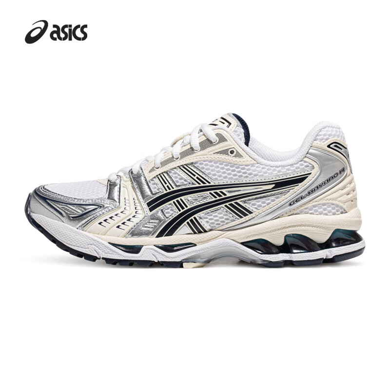 27日0点、新品发售：ASICS 亚瑟士 GEL-KAYANO 14 Y2K复古百搭 女子休闲运动鞋 1202A056-109 白色/银色 41.5 1090元