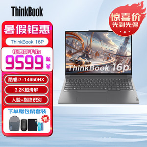 ThinkPad 思考本 联想ThinkBook 16p 高性能设计创作本 16英寸3.2K屏165Hz 笔记本电脑 13代 i9-13900H RTX4060