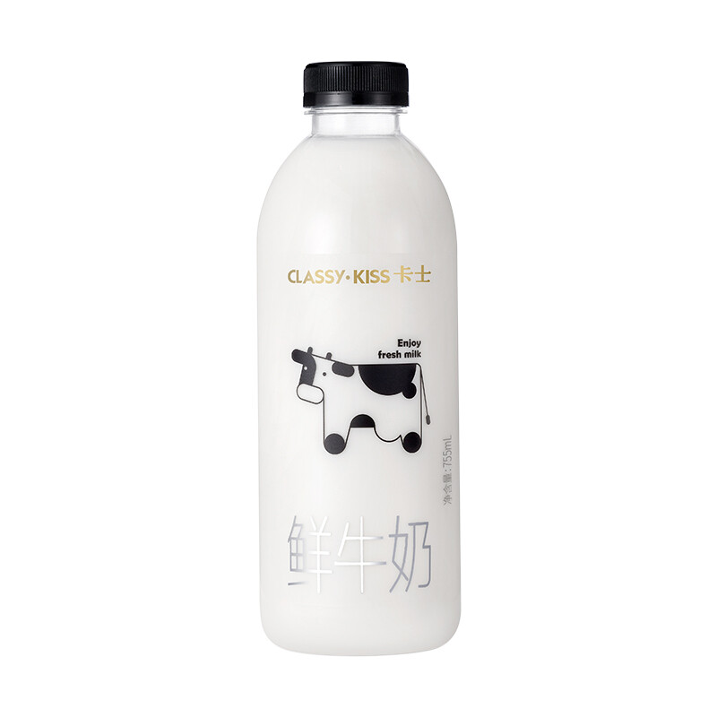 CLASSY·KISS 卡士 鲜牛奶 755ml 14.6元