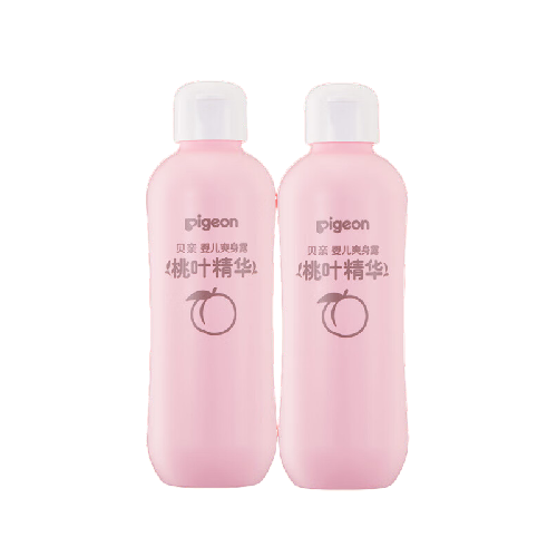 Pigeon 贝亲 桃子水 婴儿爽身露 四季通用 200ml *2 37.86元