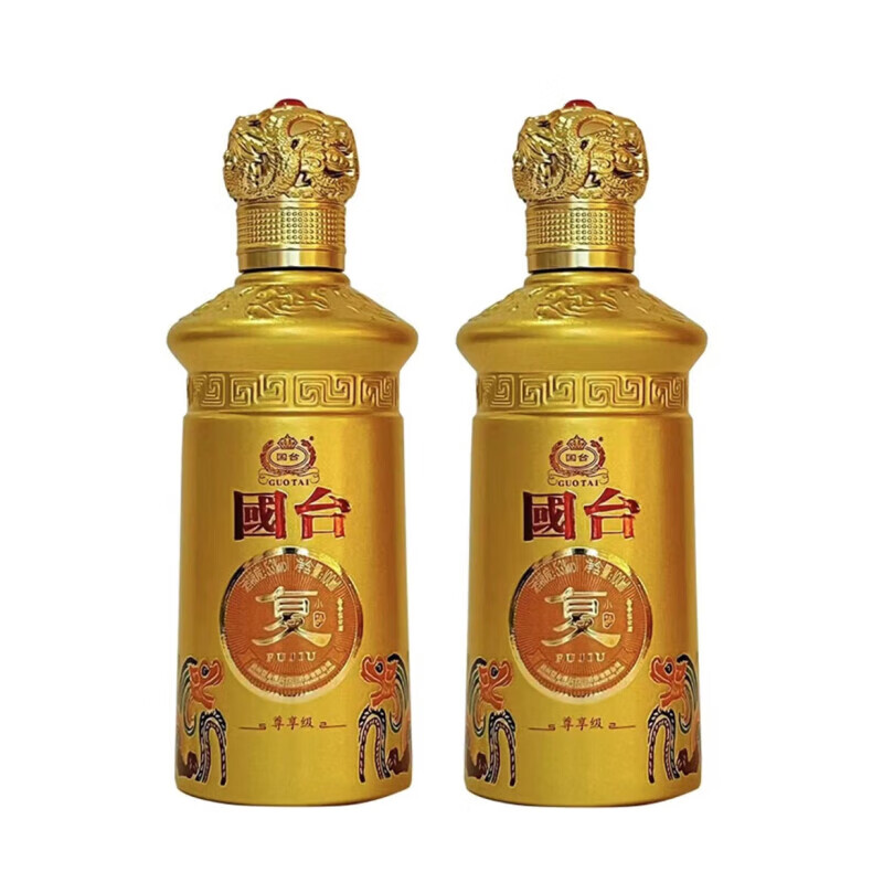 GUOTAI 国台 复酒尊享版 53度酱香型白酒 100mL 49元