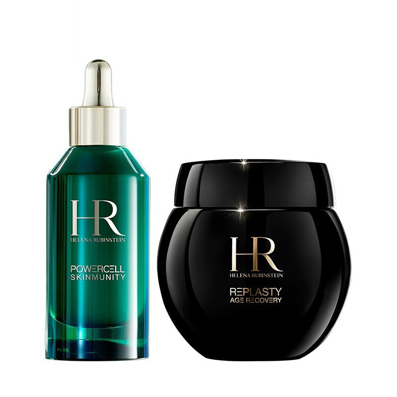 HELENA RUBINSTEIN 赫莲娜 HR黑绷带15+绿宝瓶30面霜精华礼盒护肤品套装化妆品生日礼物 2940元