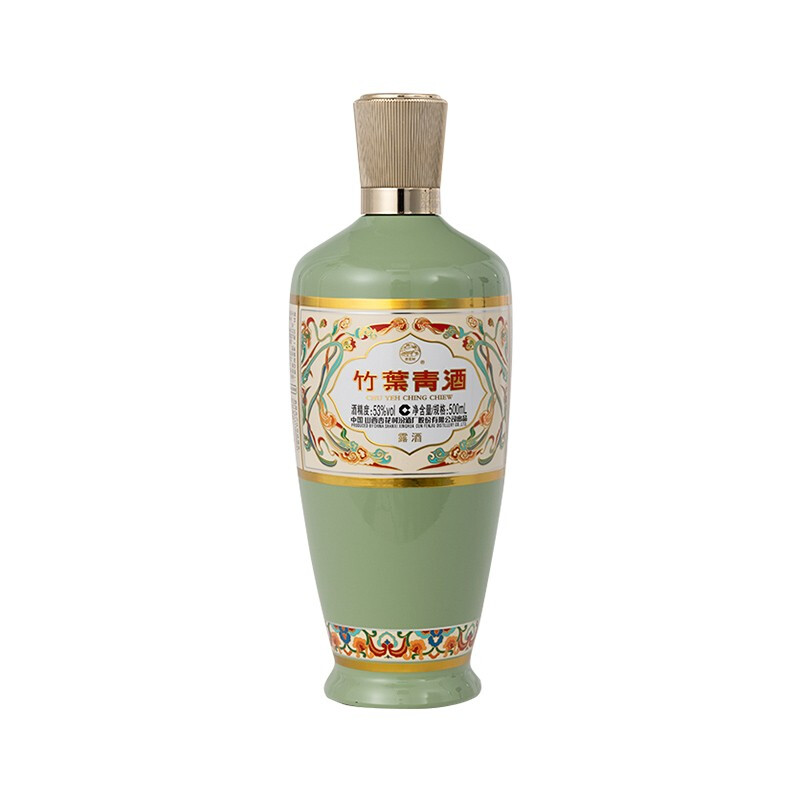 竹叶青 荣耀 绿瓶 53%vol 白酒 500ml 单瓶装 51元