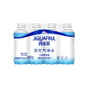 AQUAFINA 纯水乐 百事可乐纯水乐 AQUAFINA 纯水乐苏打气泡水（汽水）300ml *12瓶