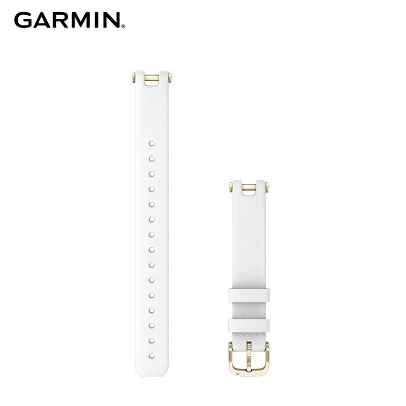 GARMIN 佳明 Lily14mm 白色意大利皮表带 376元