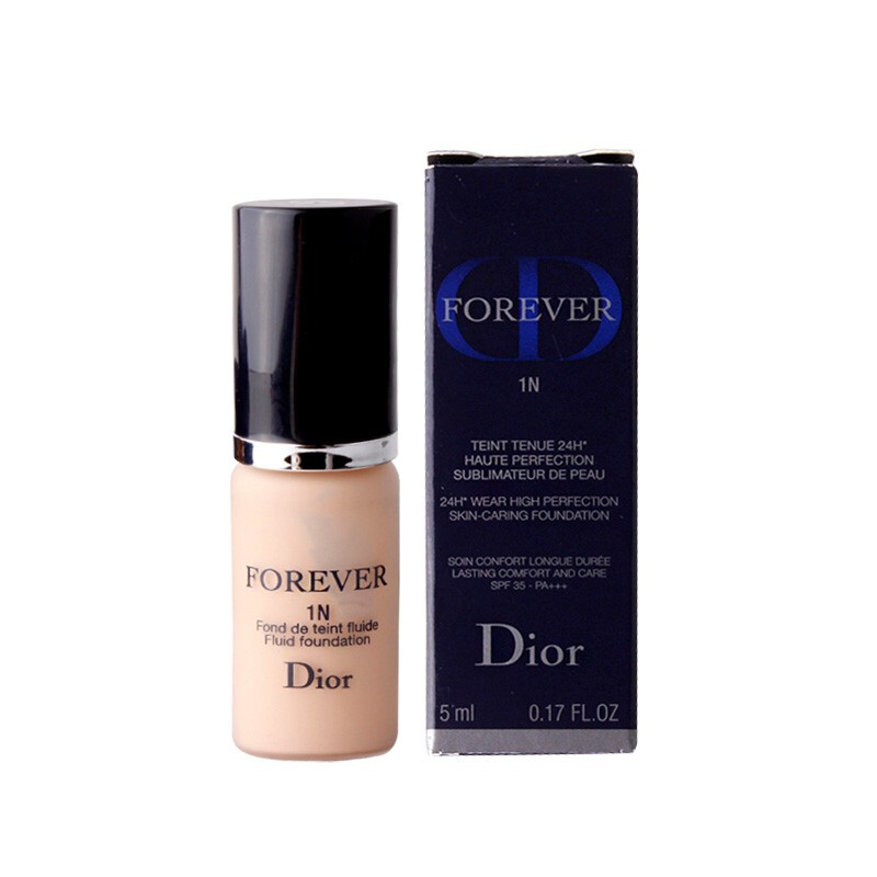 Dior 迪奥 凝脂恒久粉底液 #1N 哑光版 5ml 25.9元