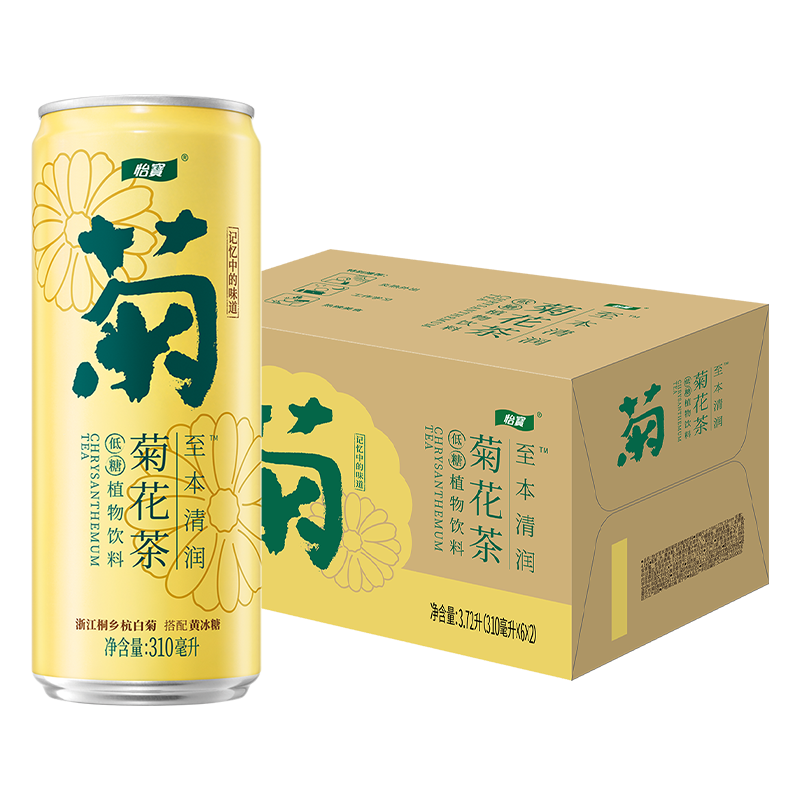 C'estbon 怡宝 至本清润菊花茶植物饮料CAN装 310ml*12罐 21.7元