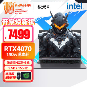 MECHREVO 机械革命 极光X 2024新旗舰酷睿i7 HX 高性能满血RTX4060/4070电竞游戏本