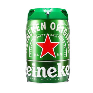 Heineken 喜力 铁金刚 啤酒 5L+星银*6罐（赠经典铝瓶*12瓶+店铺领取五芳斋月饼一份）