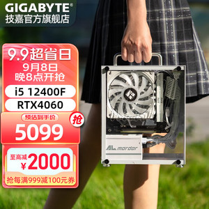 GIGABYTE 技嘉 电竞小钢炮itx便携办公吃鸡游戏台式手提 黑神话悟空配置四：12400F丨16G丨1T丨4060