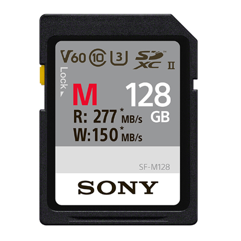 SONY 索尼 SF-M系列 SD存储卡 128GB（UHS-II、V60、U3） 190.37元