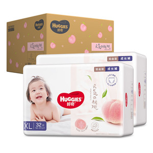 HUGGIES 好奇 铂金装婴儿拉拉裤XL64片