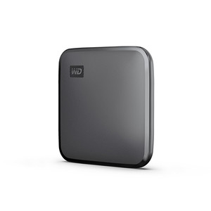 Western Digital 西部数据 Elements 新元素系列 USB 3.2 移动固态硬盘 Type-C 1TB 黑色 WDBAYN0010BBK-CESN