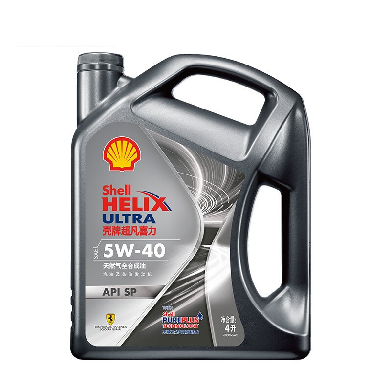 Shell 壳牌 Helix Ultra 超凡喜力 都市光影版 5W-40 SP级 全合成机油 4L 259元