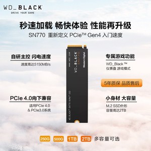 Western Digital 西部数据 SN770 NVMe M.2 固态硬盘 1TB（PCI-E4.0）