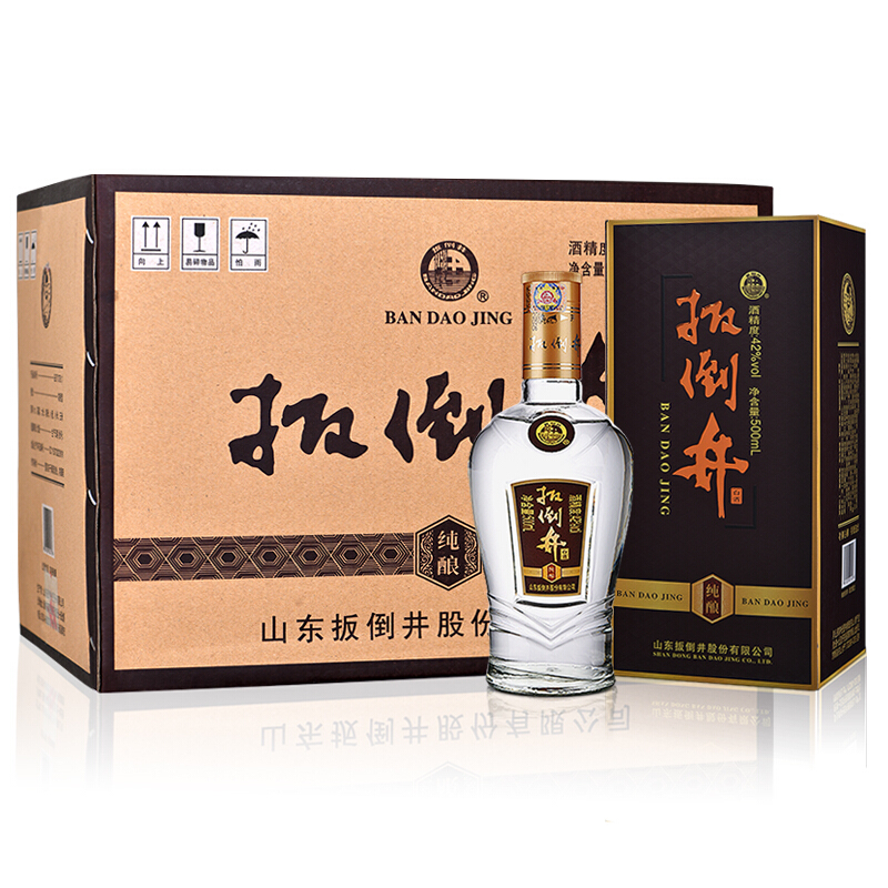 扳倒井 纯酿 42%vol 浓香型白酒 500ml*6瓶 71.5元