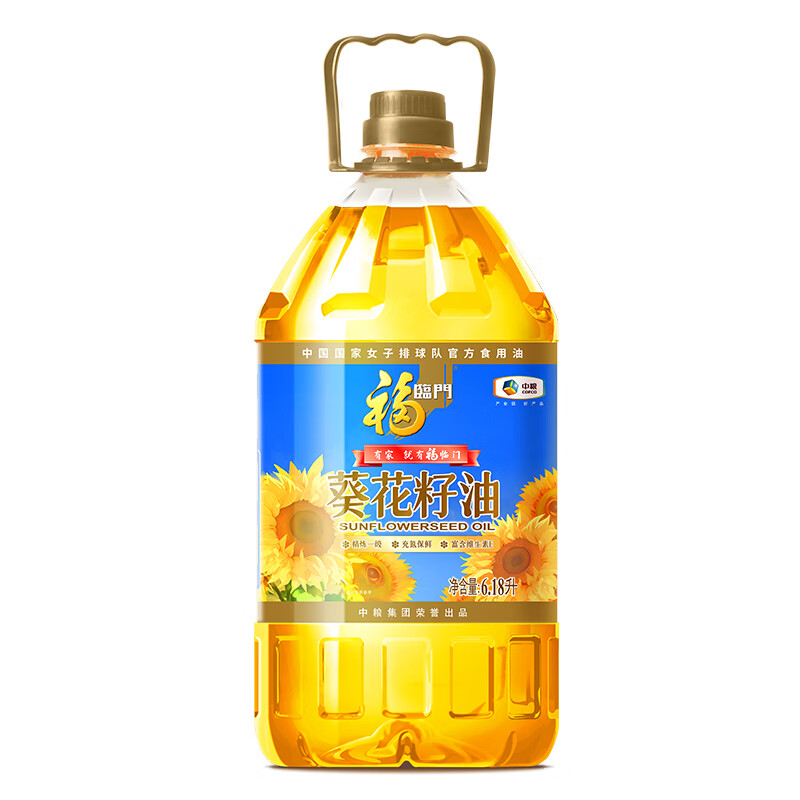 福临门 食用葵花籽油 6.18L 中粮出品 49.4元