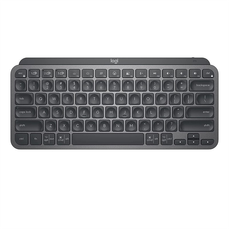 logitech 罗技 MX Keys Mini 79键 蓝牙无线薄膜键盘 石墨 单光 529元