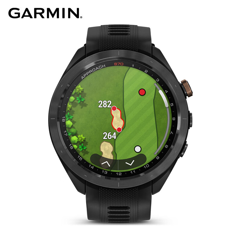 GARMIN 佳明 Approach S70 男款高尔夫运动手表 古铜金 5880元