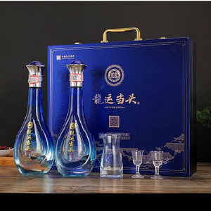 中秋贺礼 白水杜康【龍运当头】白酒500ml*6瓶手提礼盒装52度酒A7