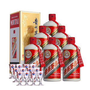 MOUTAI 茅台 飞天 43度 酱香型白酒 500ml*6瓶