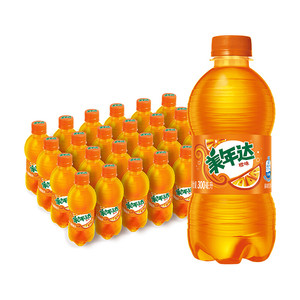 MIRINARA 美年达 百事可乐 美年达 Mirinda 橙味 碳酸饮料 300ml*24瓶