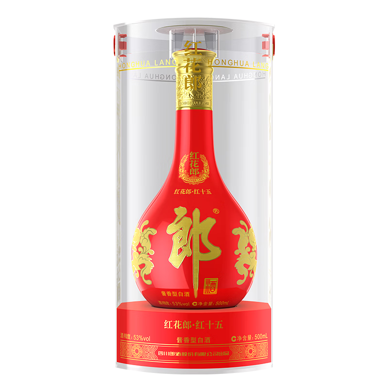 LANGJIU 郎酒 PLUS：郎酒红花郎十五（15） 53度 500mL 406.95元