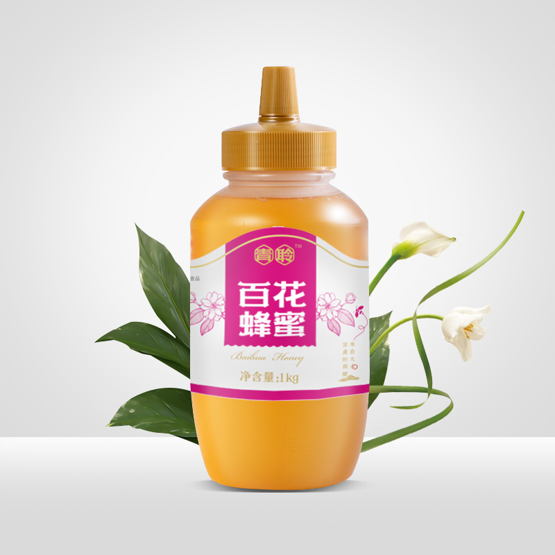 青聆蜂蜜百花蜜纯正天然蜂蜜成熟洋槐蜜挤便携瓶装官方旗舰店正品 22.9元