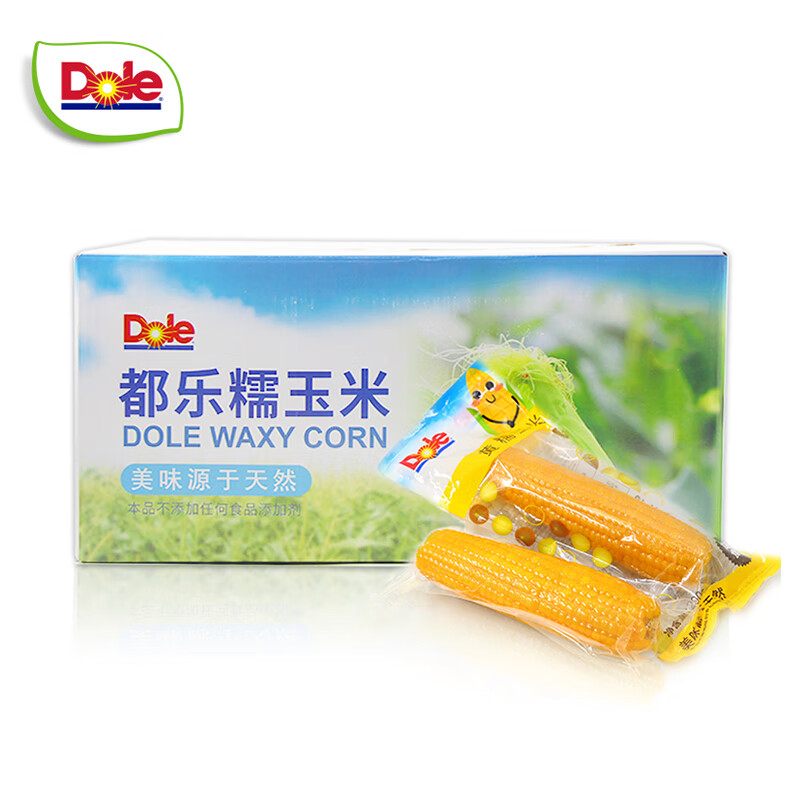 Dole 都乐 傣萨金谷 西双版纳香糯小玉米 净重1.5kg 袋装 单根150g-230g 软糯清香 19.68元