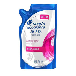 Head & Shoulders 海飞丝 洗发水 清爽去油 200ml/g*2袋