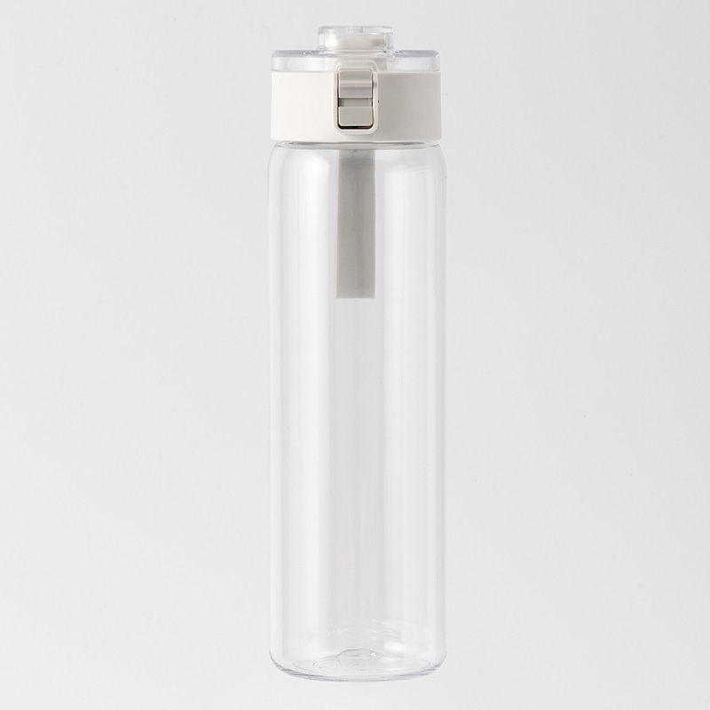 百亿补贴：MUJI 無印良品 共聚酯 便携水杯 Tritan 白灰色 350ml 19.71元