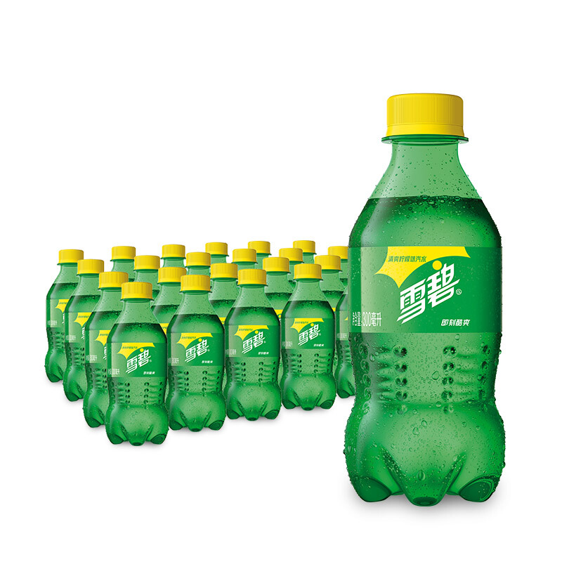 Sprite 雪碧 可口可乐（Coca-Cola）雪碧 300ml*24瓶Sprite柠檬味汽水碳酸饮料 整箱装 28.5元