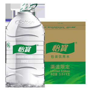 C'estbon 怡宝 包装饮用水5L*4瓶整箱装