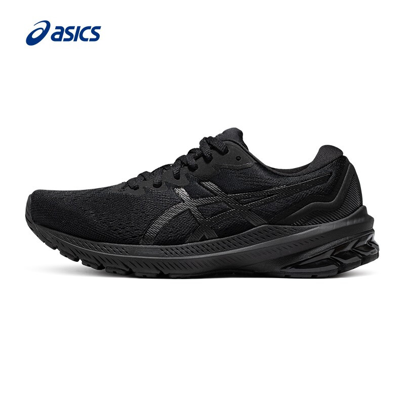 ASICS 亚瑟士 女鞋稳定支撑跑步鞋透气运动鞋宽楦舒适跑鞋 GT-1000 11 (D) 黑色 290.05元