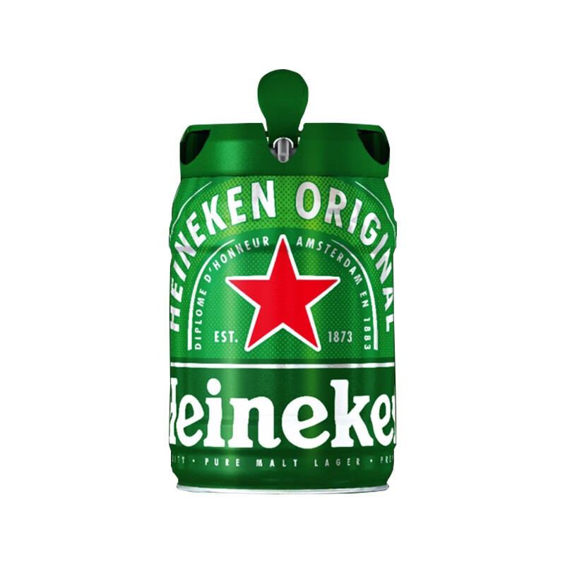 Heineken 喜力 铁金刚 啤酒 5L 100.62元