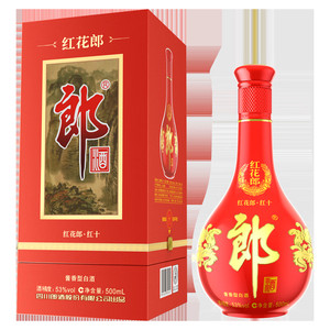 LANGJIU 郎酒 红花郎·红十第四代 酱香型白酒 53度 500mL