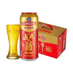 TSINGTAO 青岛啤酒 千禧临门 10度 500ml*12罐