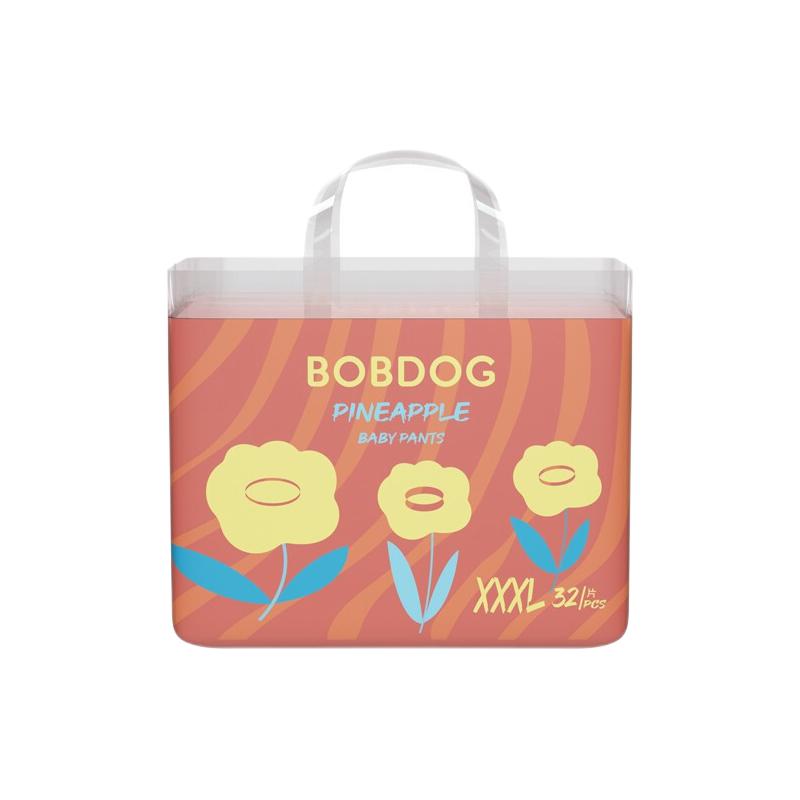 BoBDoG 巴布豆 菠萝系列 拉拉裤 XXXL32片 28元