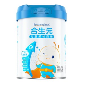 【30+种好营养】合生元儿童成长配方奶粉800g3岁4岁6岁以上DHA钙