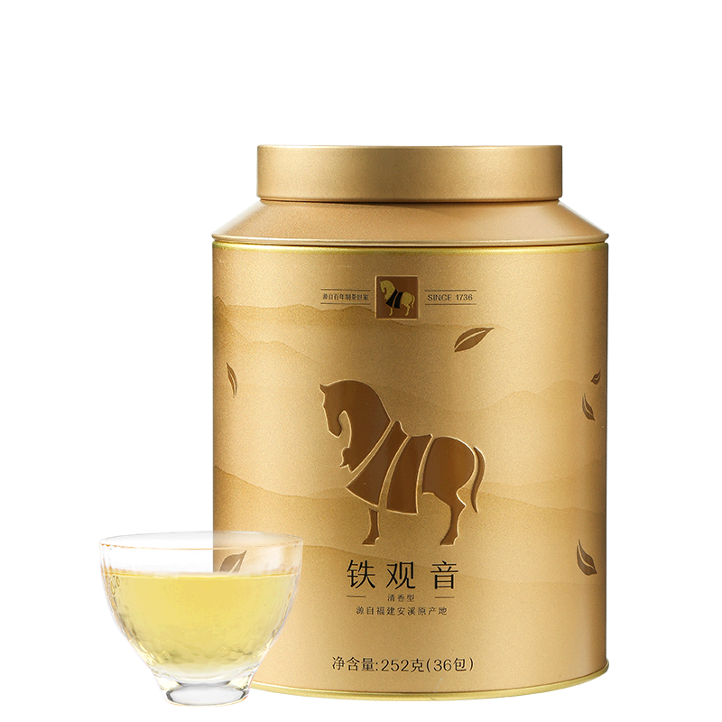 bamatea 八马茶业 Plus：八马茶业 安溪铁观音 礼袋装 252g 110.55元