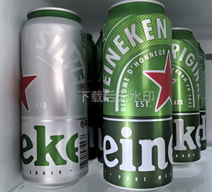 Heineken 喜力 经典500ml*18罐+星银500ml*7罐（赠喜力香槟瓶*1瓶1.5L）