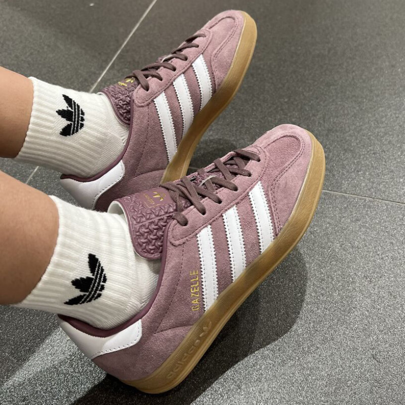 adidas阿迪达斯三叶草秋季女鞋GAZELLE INDOOR运动鞋休闲鞋IH5484 630.78元