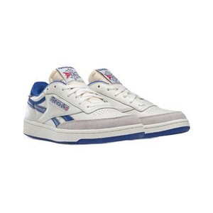 Reebok 锐步 Club C Revenge Vintage 中性休闲运动鞋 FW4863 白色/蓝色 37.5