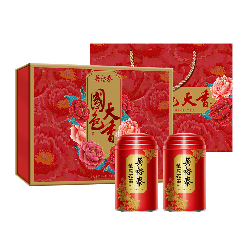 WUYUTAI TEA 吴裕泰 茉莉花茶 浓香型 200g 礼盒装 86.05元