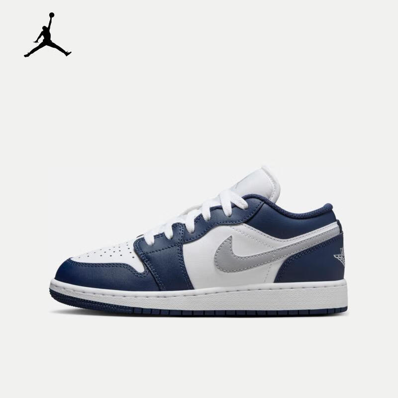 NIKE 耐克 AIR JORDAN 1 LOW 大童篮球鞋 553560-141 454元