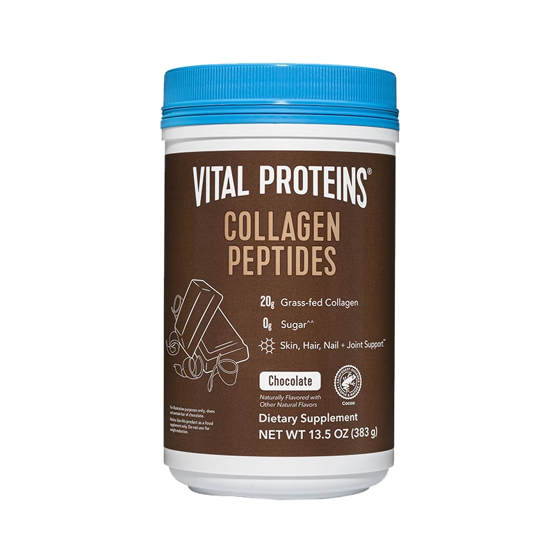 雀巢VitalProteins美国进口牛胶原蛋白肽粉巧克力口味383g/罐 258元