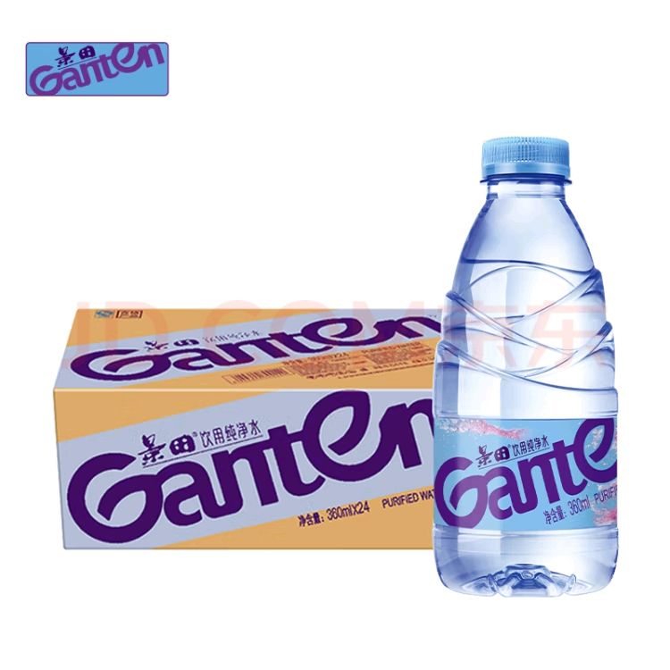 Ganten 百岁山 景田 饮用纯净水 360ml*24瓶 23.5元